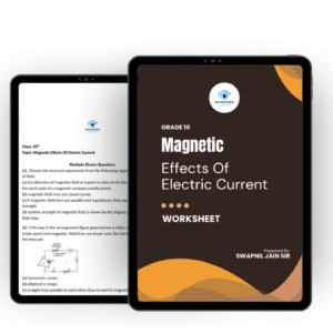 Magnetic Effects of Electric Current