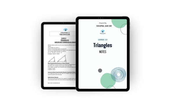 Triangles – Notes (Class 10)